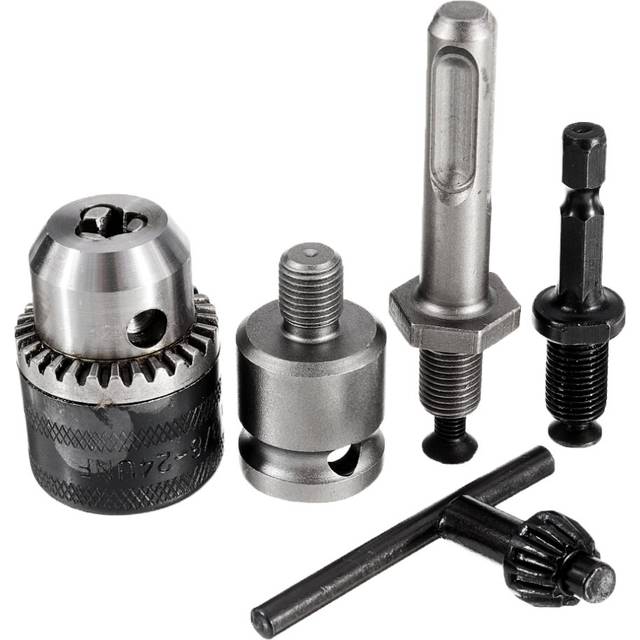 New Drillpro 0.6-6.5mm Drill Chuck Drill Adapter Thread 3/8-24UNF Changed Impact Wrench Into Eletric Drill