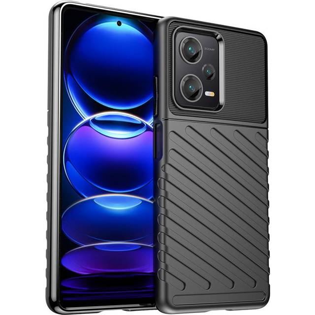 Xiaomi Redmi Note 12 Pro Plus Mobilskal Thunder Armor Silikon - Svart