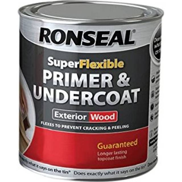 Ronseal RSLEWPGRY750 Super Flexible Wood Primer and Undercoat Grey 750 ml