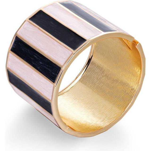 Punk Dripping Oil Alloy Cuff Bangles Bracelets For Women Fashion Jewelry Statement Big Metal Bangle Wholesale - Grey