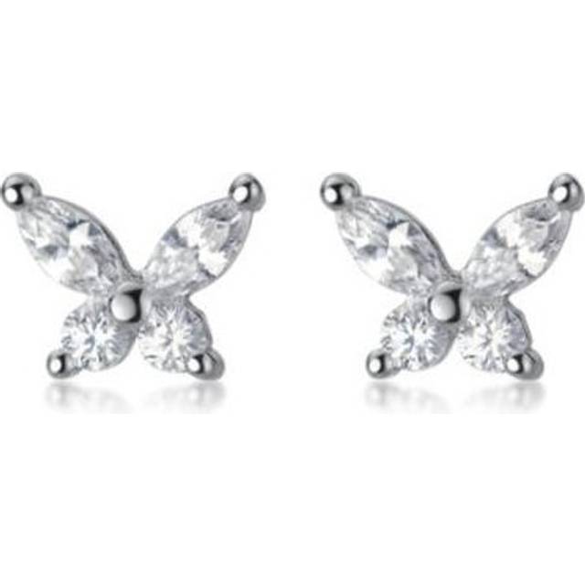 Silver plating Cartilage Earring Butterfly Wing Stud Earrings Women Ear Jewelry