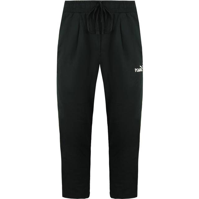 Puma x Karl Lagerfeld T7 Track Pants Bottoms Black Mens Joggers 576963 01 Nylon - Size X-Small