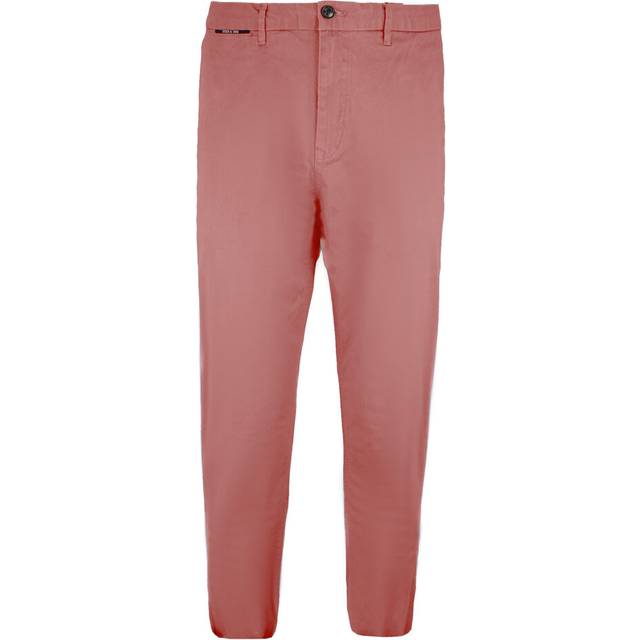 Scotch & Soda Reg Slim Fit Stuart Stretch Chinos Mens Pink Bottoms 155030 3194 Cotton - Size 34W/34L