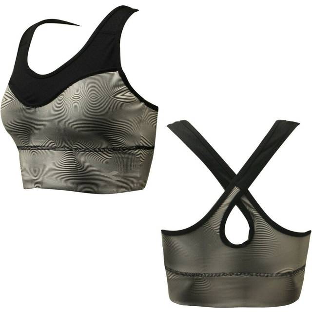 Diadora Supportive Womens Black Sports Bra Textile - Size X-Small