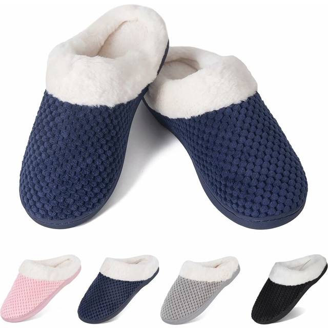 YALOX Slippers for Womens Warm Memory Foam Anti-Slip House Shoes Comfo