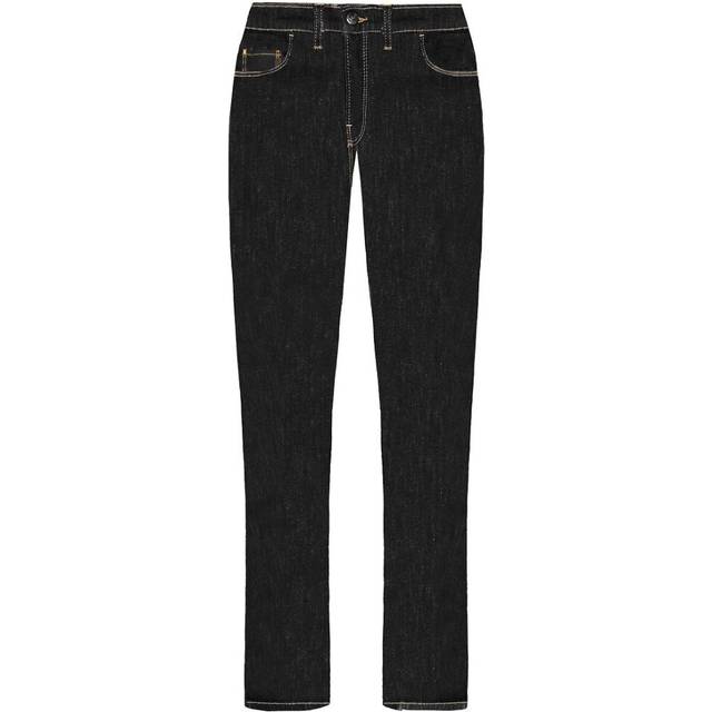 Armani Emporio J85 Regular Fit Tight Leg Womens Jeans - Black Cotton - Size 25 (Waist)