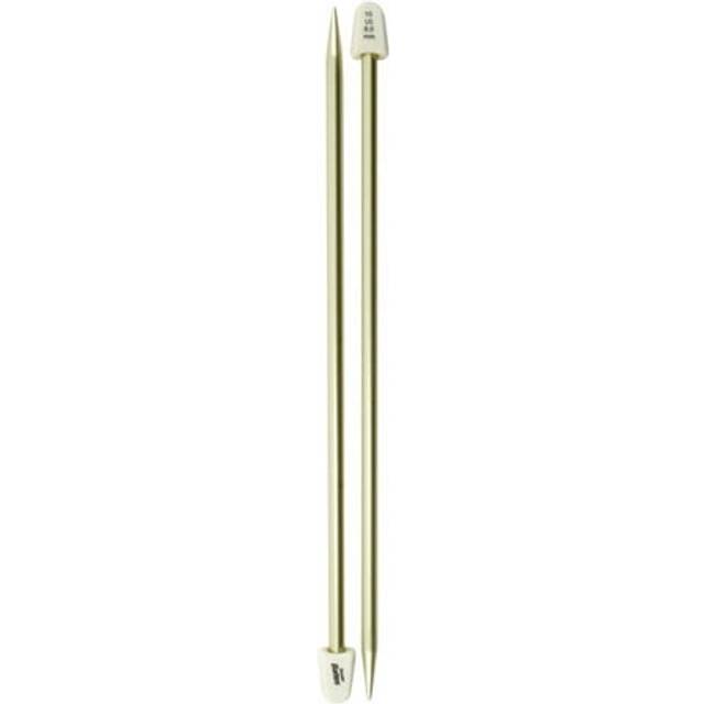 "Susan Bates Silvalume Single Point Knitting Needles 14""-Size 10/6mm 1111410"
