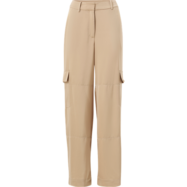 Coster Copenhagen - Byxor Cargo Pants Petra fit - Beige