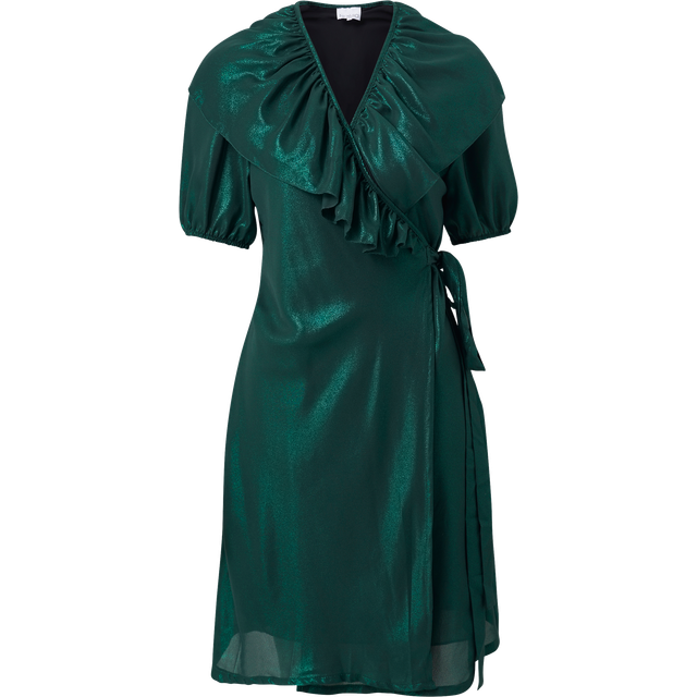 Noella - Omlottklänning Dagmar Wrap Dress - Grön