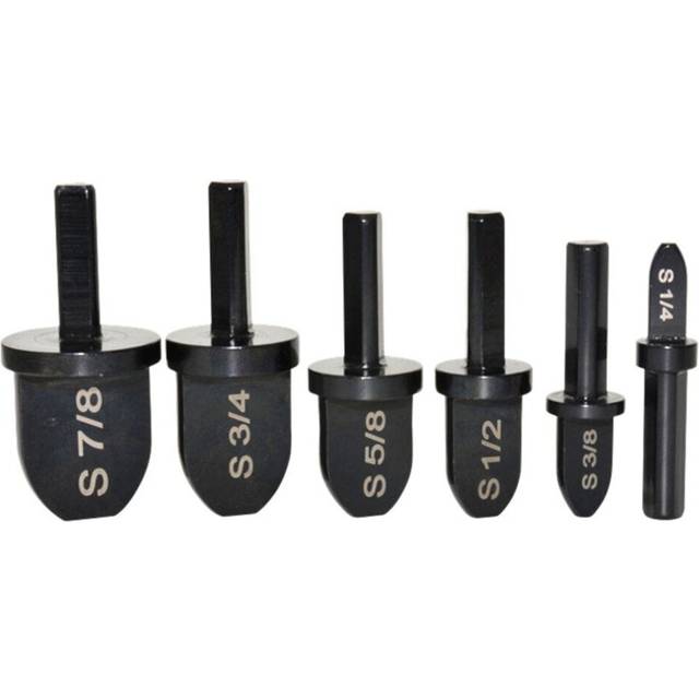 6pcs Imperial Tube Pipe Expander Swaging Tool for Air Conditioner Copper Pipe Swaging Tool Drill Bit Repairing Set