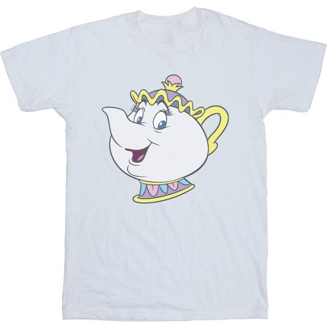 Disney Womens/Ladies Beauty And The Beast Mrs Potts Cotton Boyfriend T-Shirt