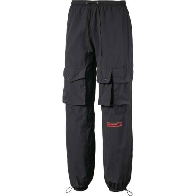Puma Mens Woven Alteration Track Pants Cargo Style Joggers 579881 01 - Black Textile - Size Small