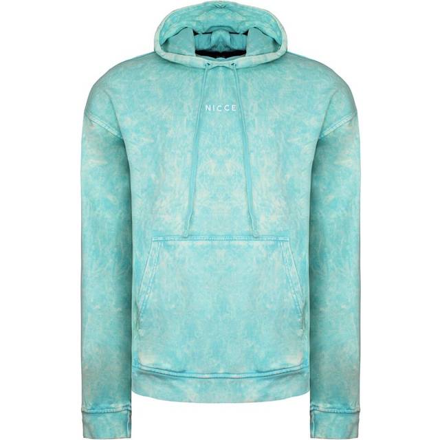 NICCE Cala Womens Aqua Blue Oversized Hoodie Cotton - Size Small