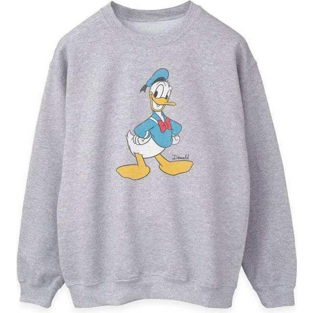 Disney Womens/Ladies Classic Daisy Duck Heather Sweatshirt XXL grey