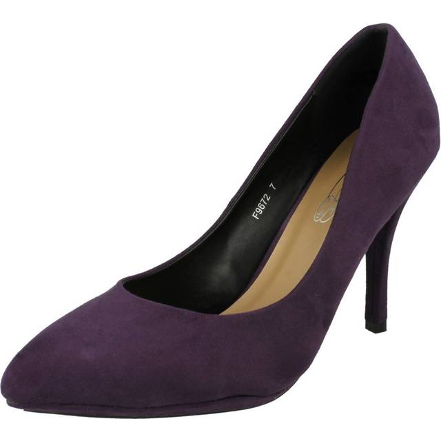 Ladies f9r672 slip on court shoe by spot on sale £9.99