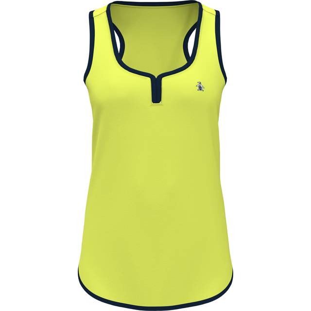 Original Penguin Women&#39;s Sweetheart Tennis Tank Top, Size 2XL, Limeade Green, Polyester/Recycled Polyester/Elastane | Golf Apparel Shop (2XL)