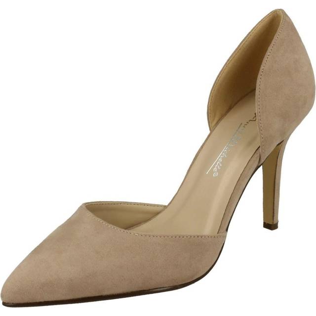 (UK 8, Nude (Ivory)) Ladies Anne Michelle Stilleto Court Shoes