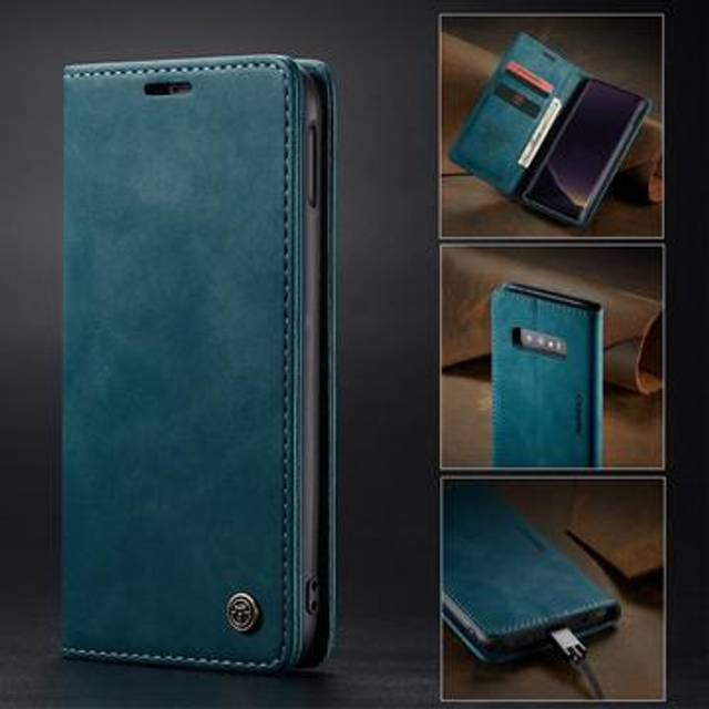 Samsung Galaxy S10e Caseme 013 Series Plånboksfodral - Röd
