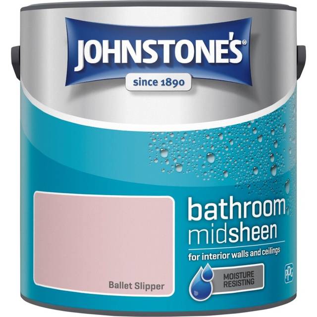 Johnstone's Bathroom Ballet Slipper Paint Matt 2.5L - JOHNSTONES - Pink