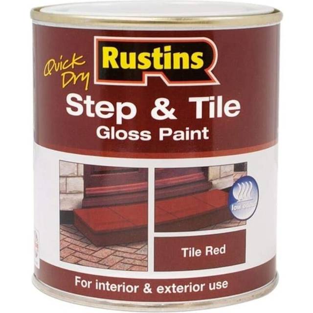 Rustins Step and Tile Paint - Red 250ml
