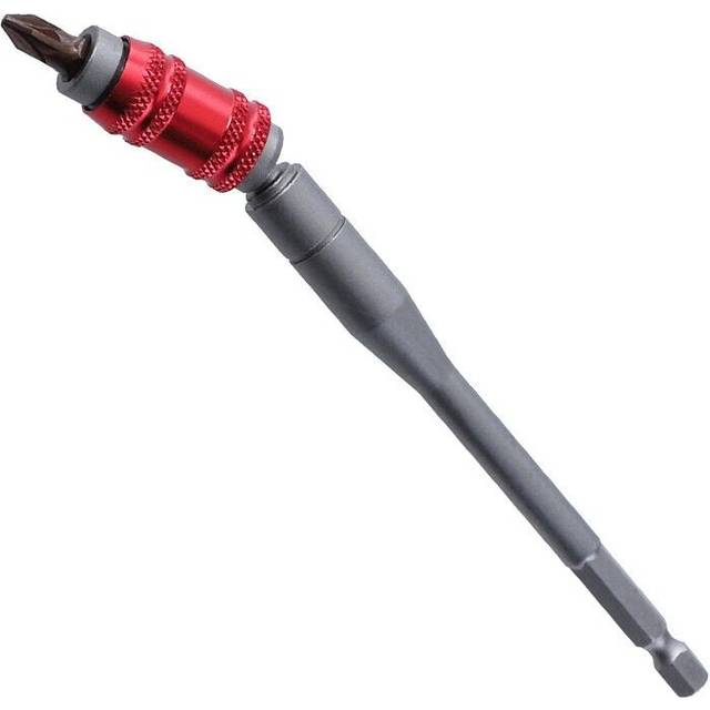 145mm Screwdriver Bit Holder 20 Degree Rotatable Magnetic Screw Drill Tip /4'' Hex Shank Screw Driver Extension Rod