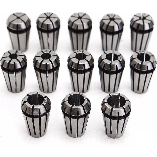 13pcs ER11 1-7mm Spring Collet Chuck Set for CNC Engraving Milling Mahchine Lathe Tools
