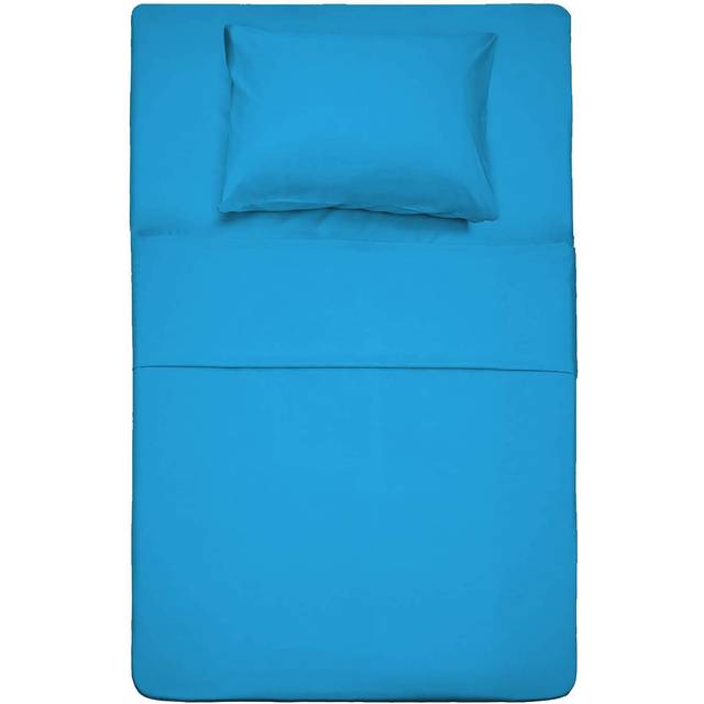 Best Season 1800 Thread Count Microfiber Fade Resistant Bed Sheet Set(1 Flat Sheet,1 Fitted Sheet and 1 Pillow Cases), Twin, Dark Teal