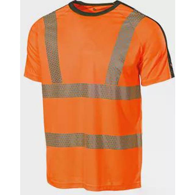 T-shirt 6120P Orange/Svart Storl. 3XL