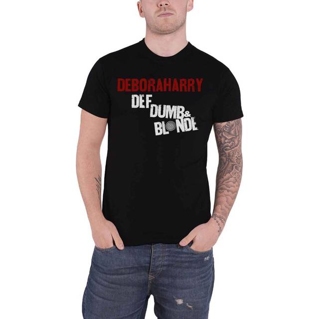 (S, Black) Debbie Harry Def Dumb & Blonde T Shirt