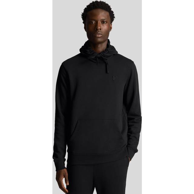 Lyle & Scott, Sweatshirts & Hoodies, Herr, 2Xl, Bomull, Eagle Pullover Hoodie - black (2XL)