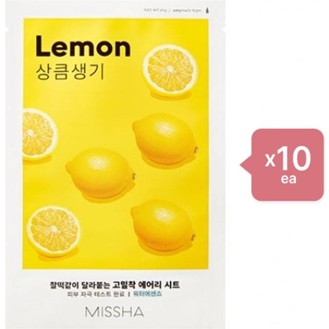 MISSHA - Airy Fit Sheet Mask - Lemon - 1pc (10ea) Set
