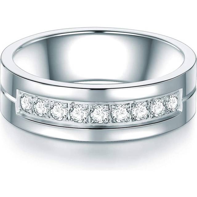 Tresor 1934 Womens Trilani Female Stainless steel Ring - Silver Stainless Steel (archived) - Size K