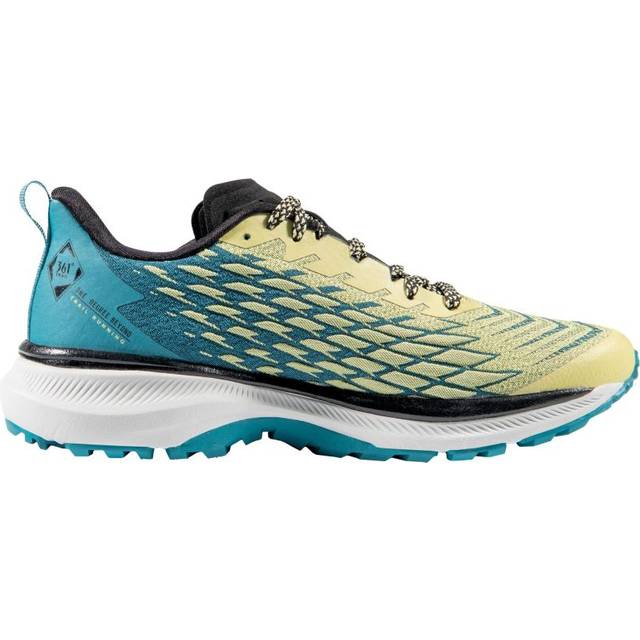 361° Taroko 3 All Terrain Trail Womens Running Shoes | Slip On Shoes  | Sunny Lime / Forest Jade / Black  | UK Size 5.5