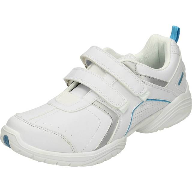 Womens Hi-Tec Casual Trainers Rubui II EZ - White/Blue Manmade - UK Size 7 - EU Size 41 - US Size 9.5