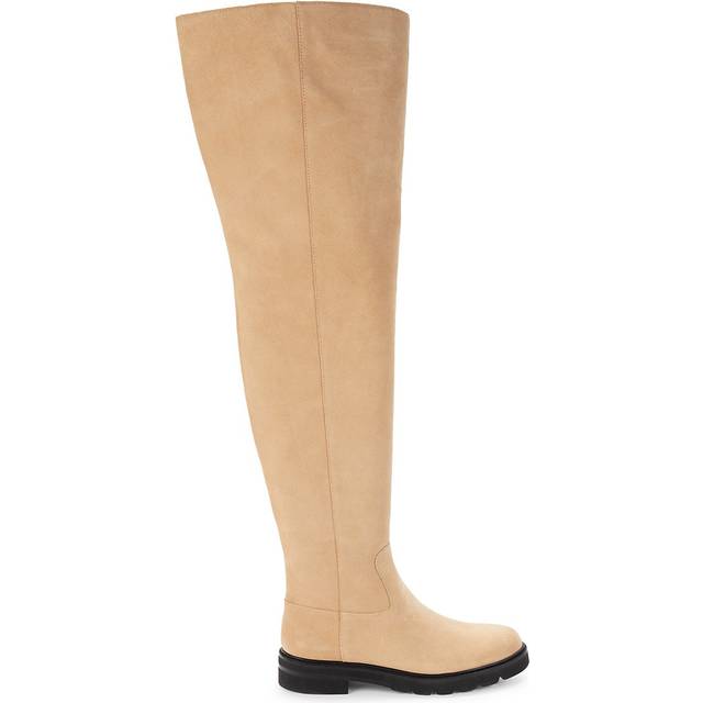 Stuart Weitzman Chicago Lug Suede Over-The-Knee Boot
