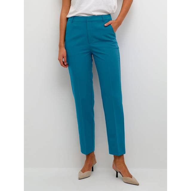 Kaffe, Byxor, Dam, 3Xl, Polyester, Chinos - blue (3XL)