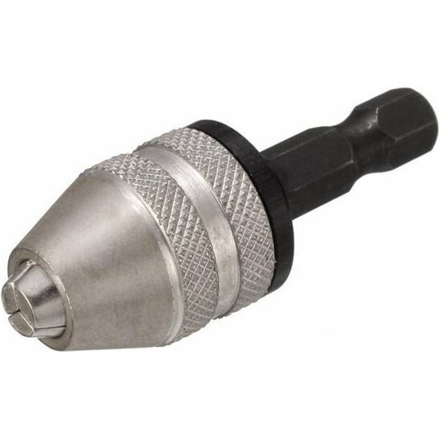 1/4 Inch Hex Shank Keyless Drill Chuck Quick Change Adapter Converter 0.3-3mm