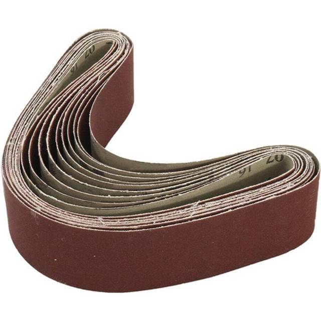 (1000#) 10pcs 40 to 1000 Grit 30mm x 540mm Sanding Belts For Angle Grinder Belt Sander Attachment