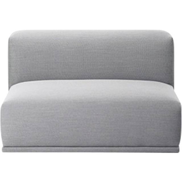 Muuto - Connect Modular Sofa / Modules - Modulär soffa - Long Centre (C) - L: 117 x D: 92 x H: 70 x SH: 42 cm - Remix 123
