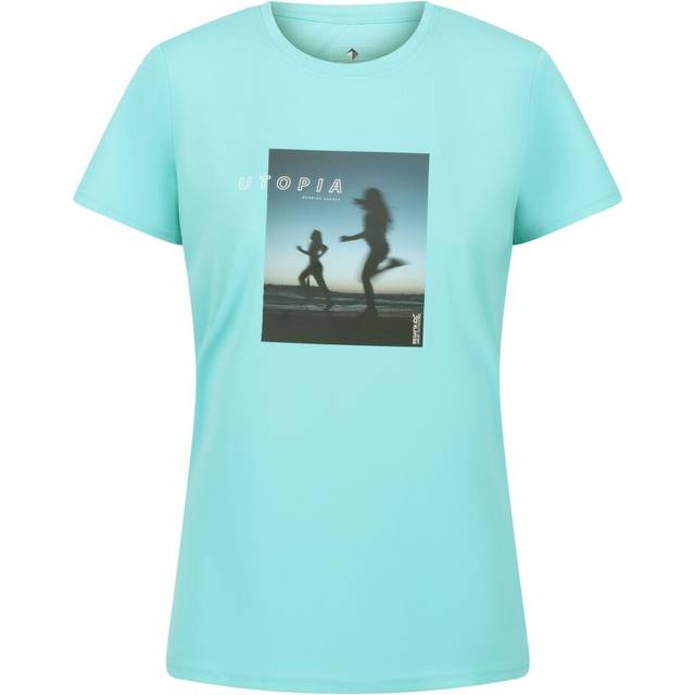 (12 UK, Amazonite) Regatta Womens/Ladies Fingal VII Utopia Running T-Shirt