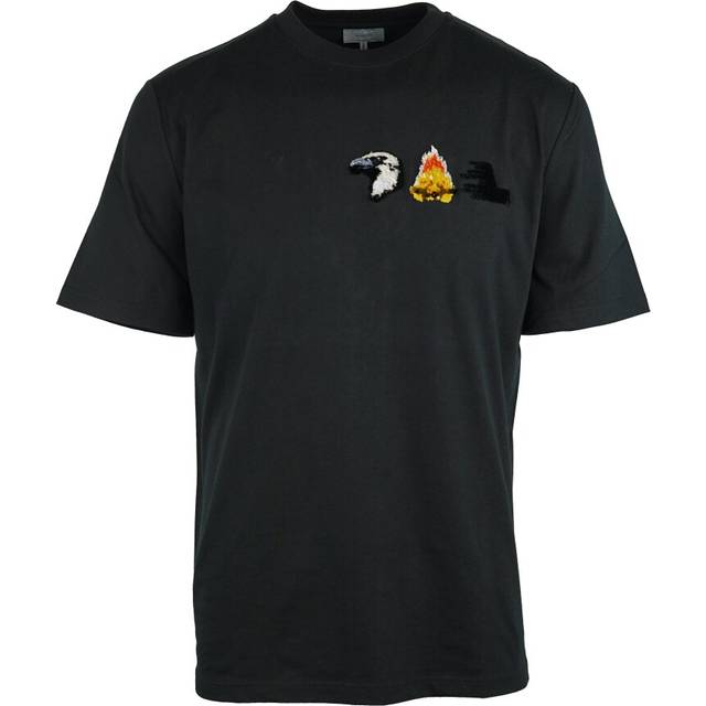 Lanvin Mens RMJE0033A18 10 Black T-Shirt - Size X-Small