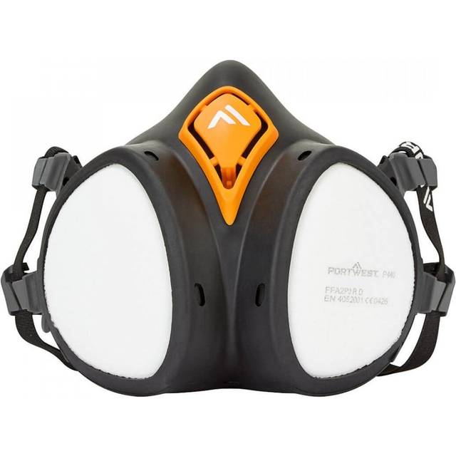 Portwest A2P3 Ready To Use Half Mask P440 Black One Size Colour: Black