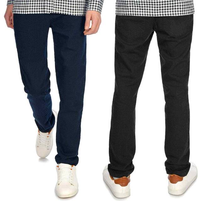 Chino jeans trousers tube stretch elasticated waistband children's boy's 30001