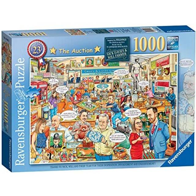 Best of British No.23 - The Auction 1000 Piece Jigsaw Puzzle for Adults & for Kids Age 12 and Up