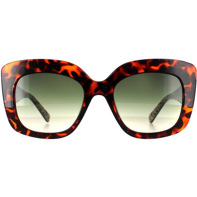 Womens Cat Eye Double Champagne Demi Green Gradient TB1675 Hattie - Brown - One Size