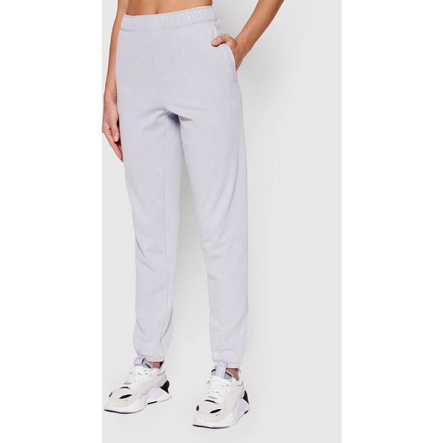 DKNY Womens Acid Wash Joggers in Blue Cotton - Size Small