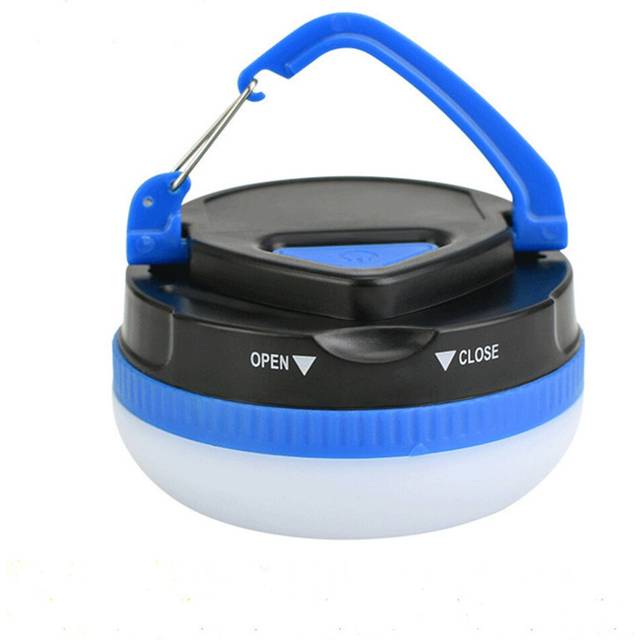 2PCS  Portable Mini Camping Lights 3W LED Camping Lantern Tents Lamp Outdoor Hiking Night Hanging Lamp USB Rechargeable Super Bright
