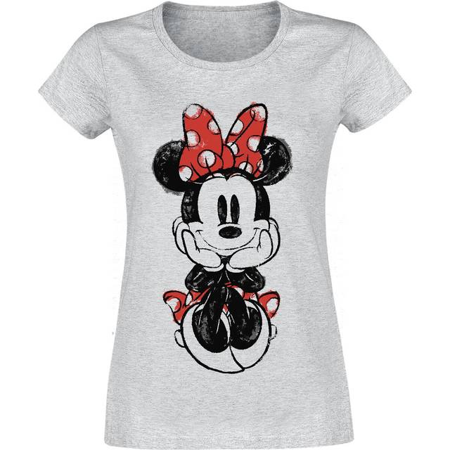 Mickey Mouse - Disney T-Shirt - Minnie Mouse - M to XXL - for Women - grey
