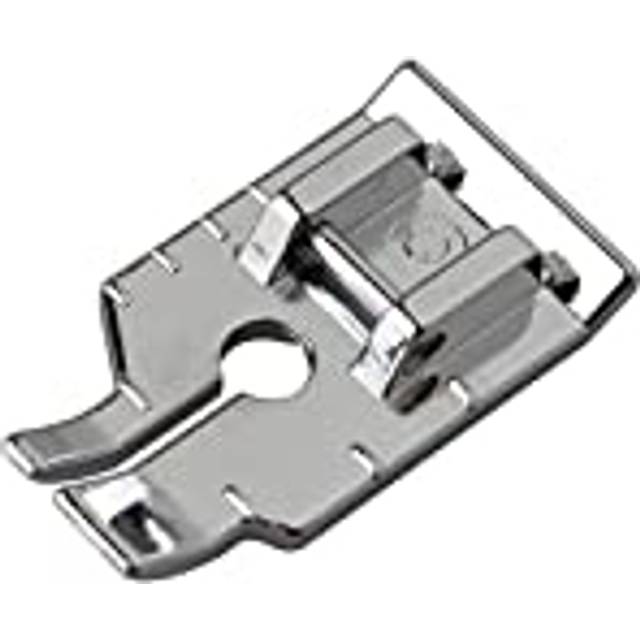 Jopto 1/4" (kvarts tum) quiltning lappverk symaskin pressarfot för alla låg skaft snap-on sångare, bror, babylock, euro-Pro, Janome, Juki, Kenmore, nytt hem, vit, enkel symaskin