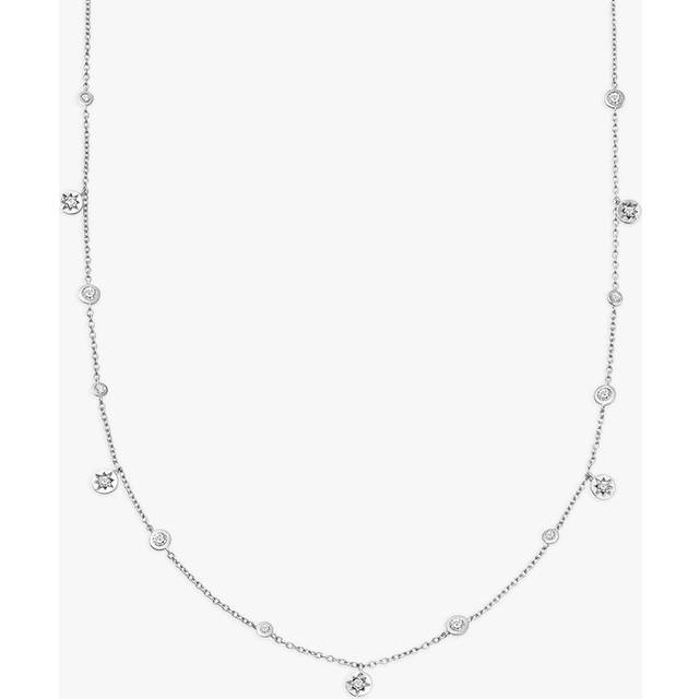 Astley Clarke Celestial North Star White Sapphire Station Necklace